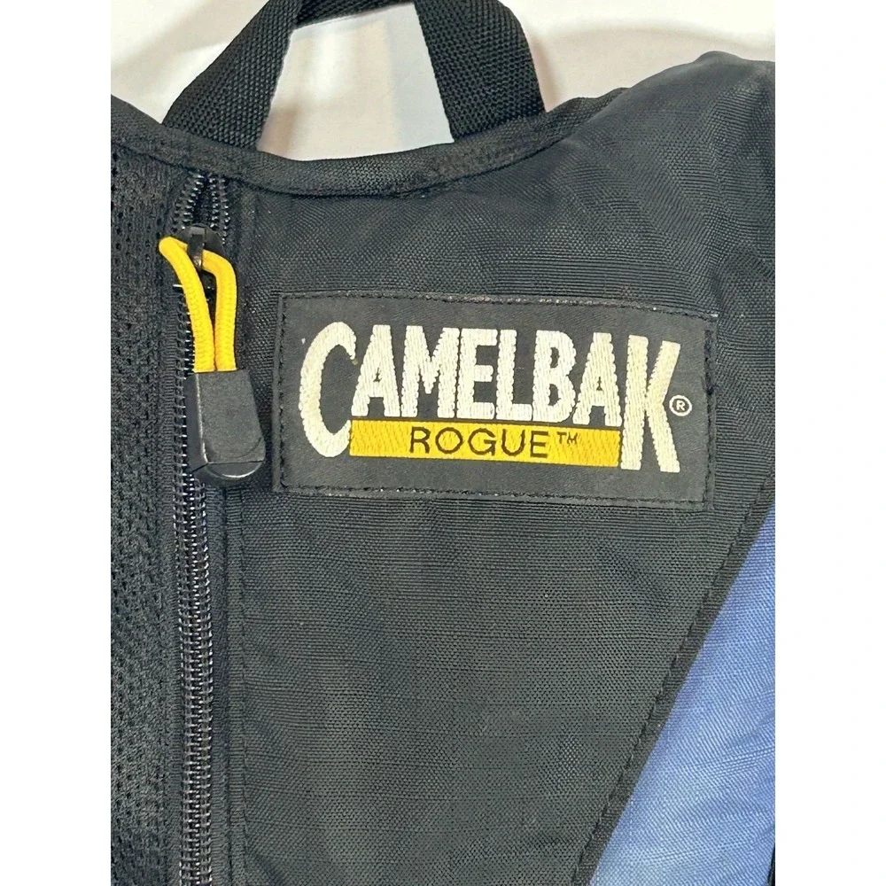 CamelBak Rogue Black/Blue Hydration Pack for Biking Hiking W/ Bladder